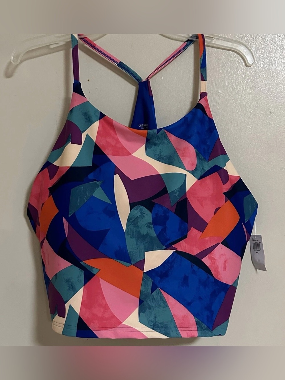 Old Navy Light Support PowerSoft Longline Sports Bra Women’s Size XXL Multicolor